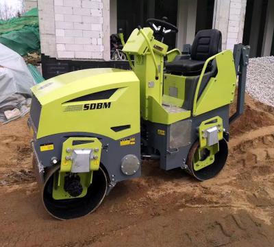 奔馬小型壓路機(jī)土方壓實(shí)、溝槽回填施工案例